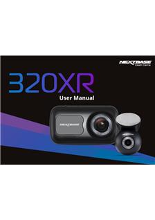 NextBase 320XR manual. Camera Instructions.